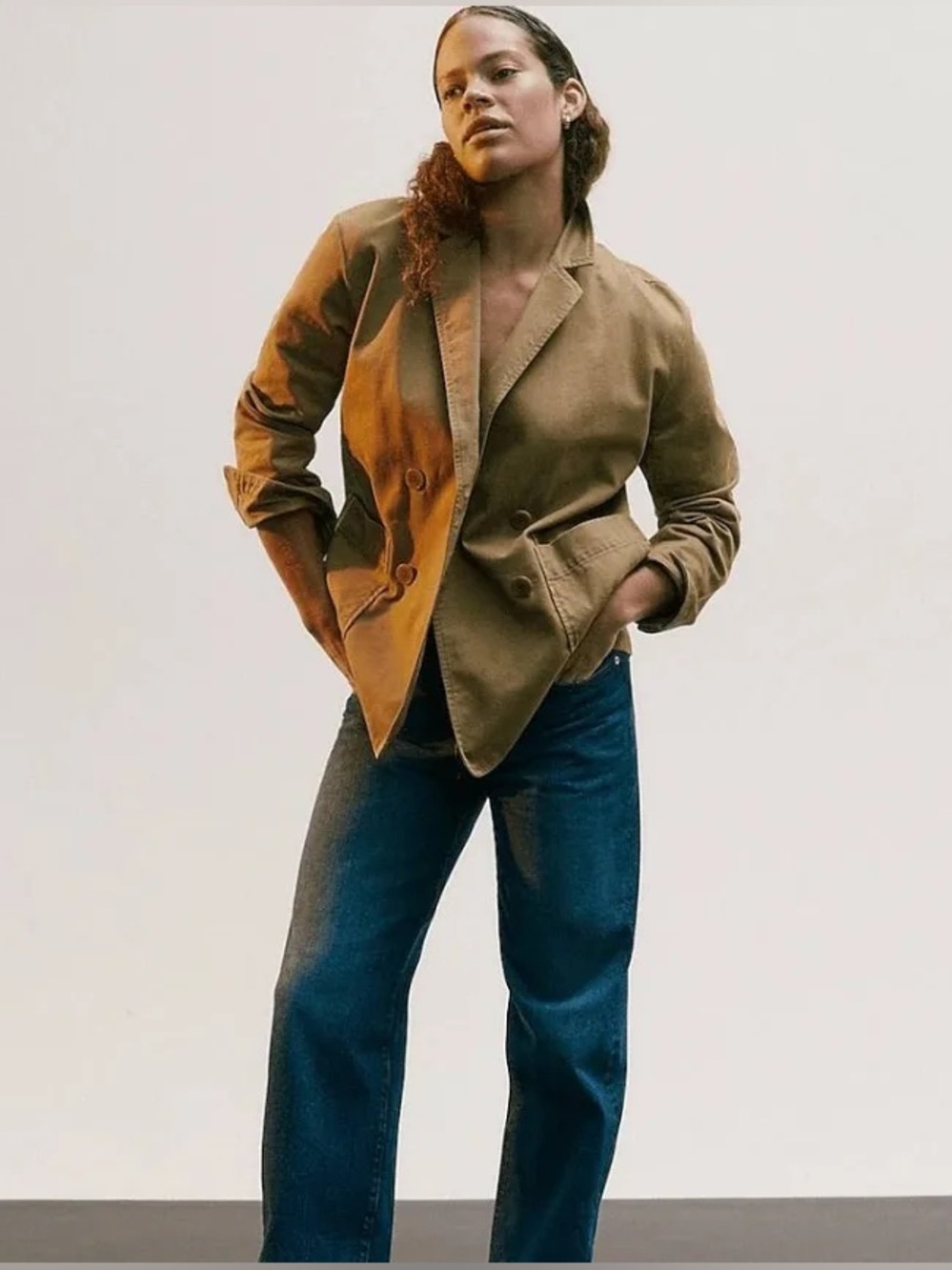 Madewell NWT Crossover Blazer (Re)generative Chino size Small
